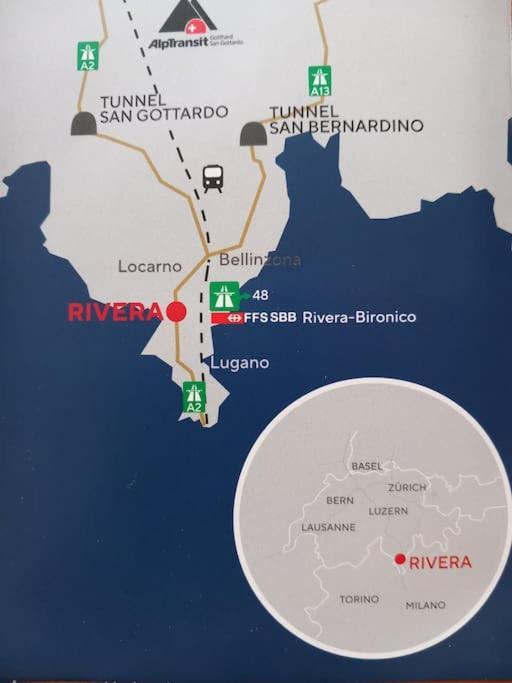 Bnb Rivera-Monteceneri Exteriér fotografie